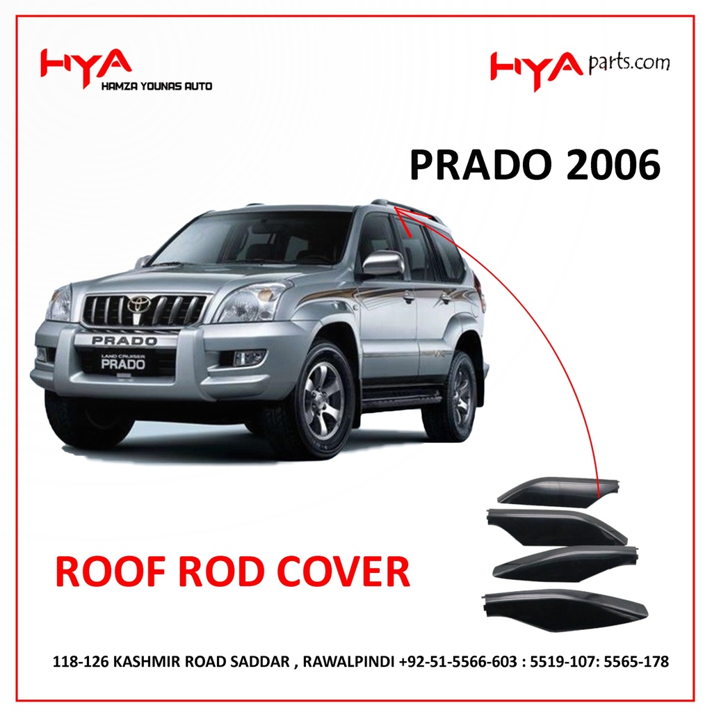 RRC FJ-120 FR LH [ROOF ROD COVER PRADO 2006]