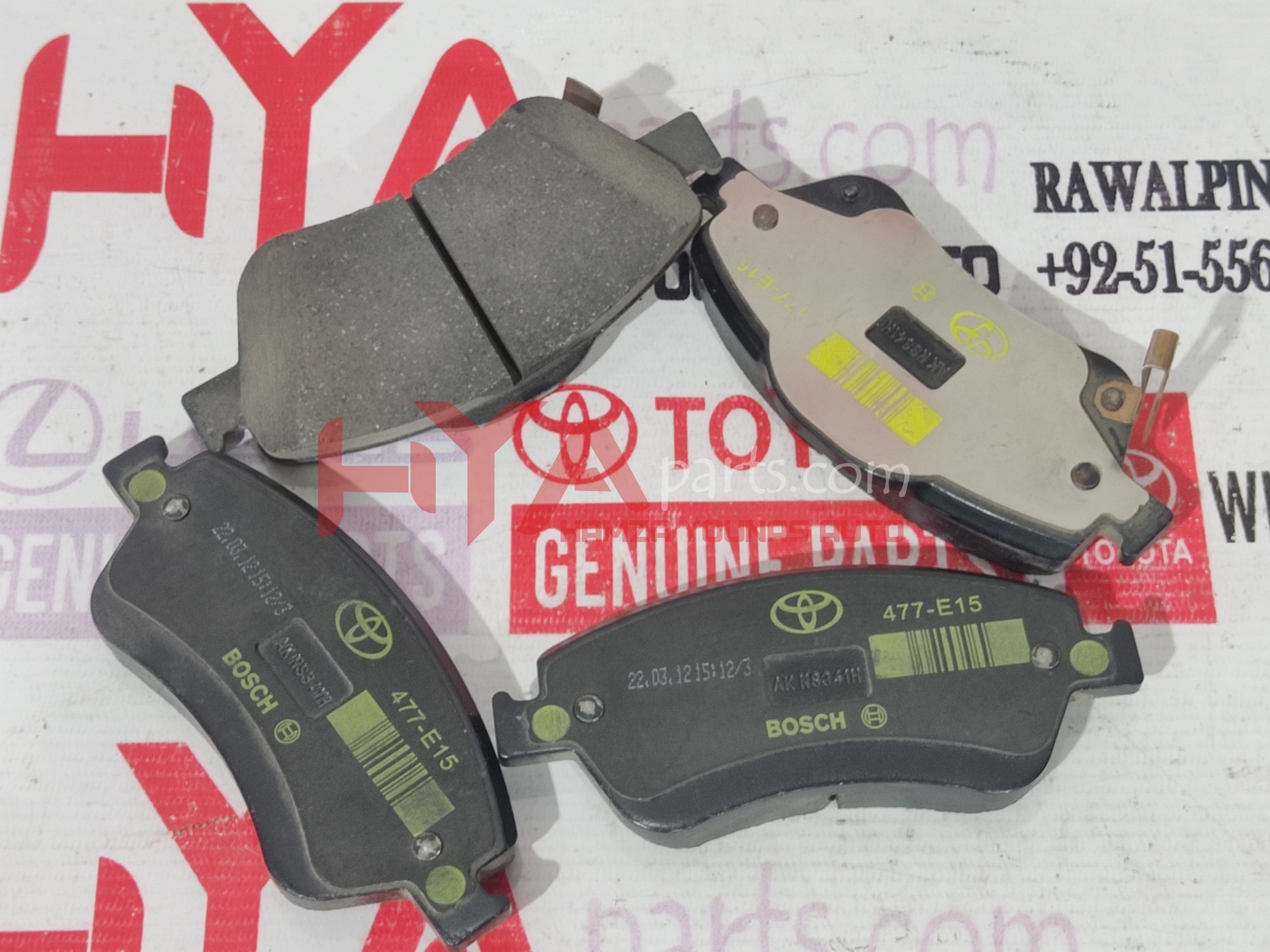 [04465-02370] PAD KIT, DISC BRAKE, FRONT