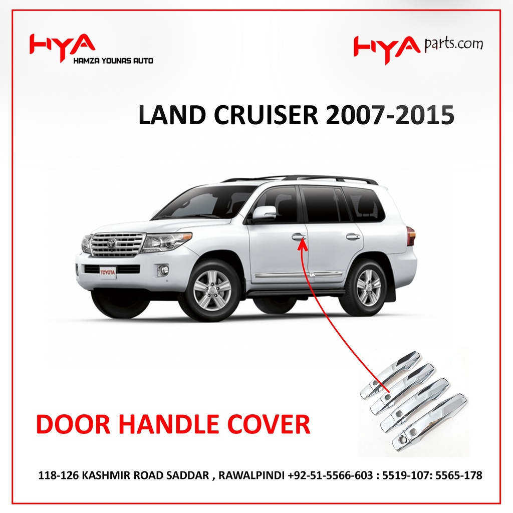 UNCLE 636A- LC200-08 [DOOR HANDLE COVER LAND CRUISER 200 SERIES 2007 - 2015 ]