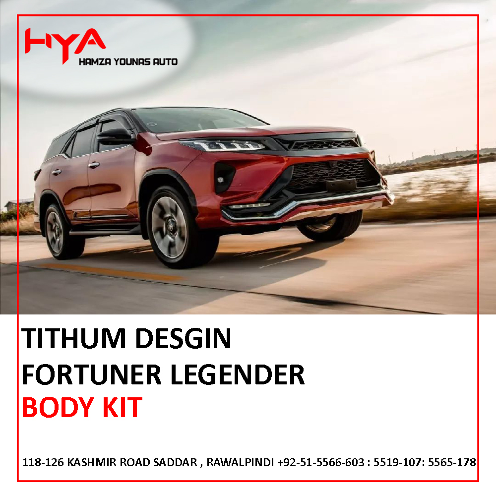 BODY KIT FORTUNER LEGENDER TITHUM STYLE CHINA UNPAINT