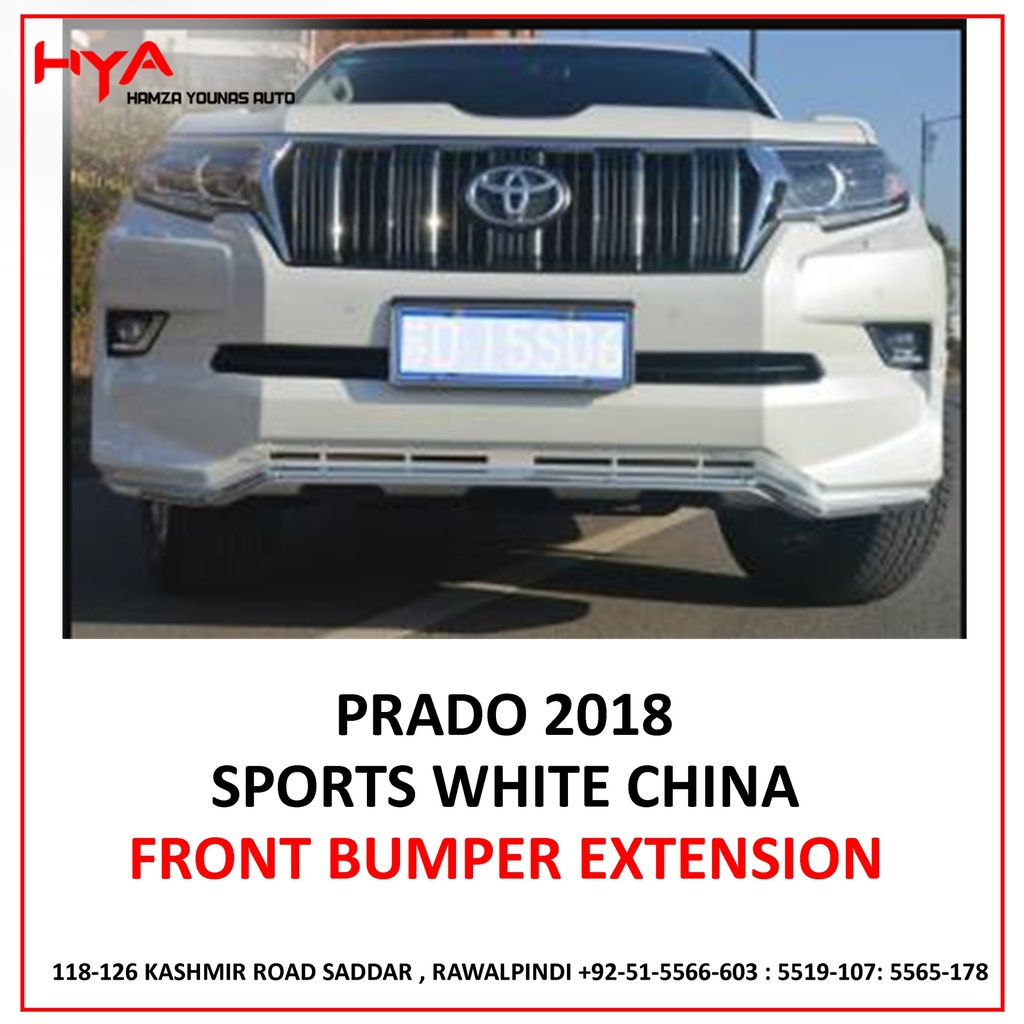 FRONT BUMPER EXTENSION PRADO 2018 SPORTS 