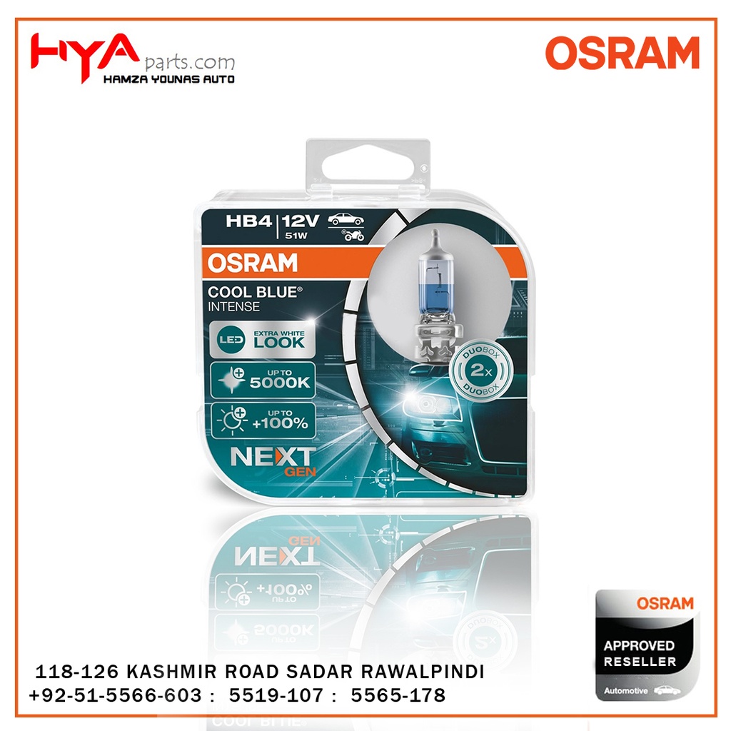 HB4 BLUB OSRAM COOL BLUE (9006)