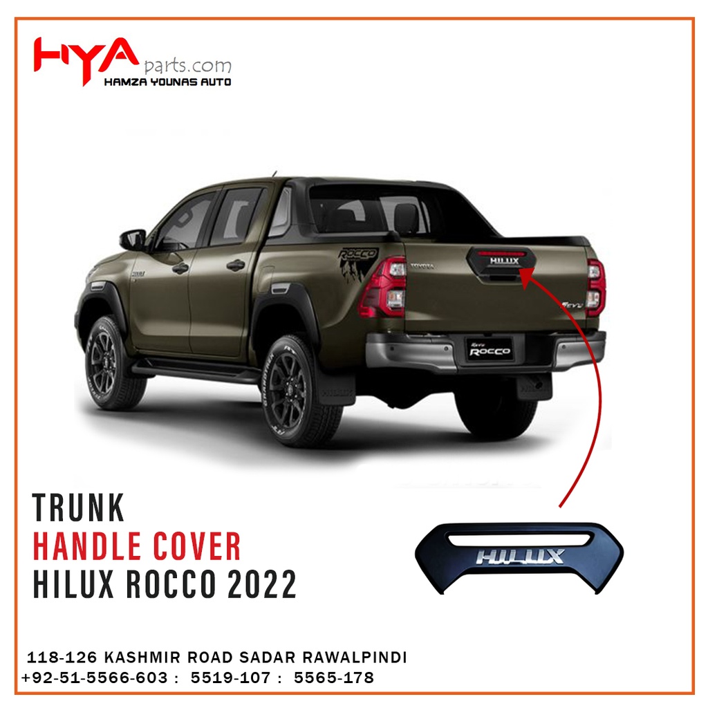 TRUNK HANDLE COVER ROCCO 2022