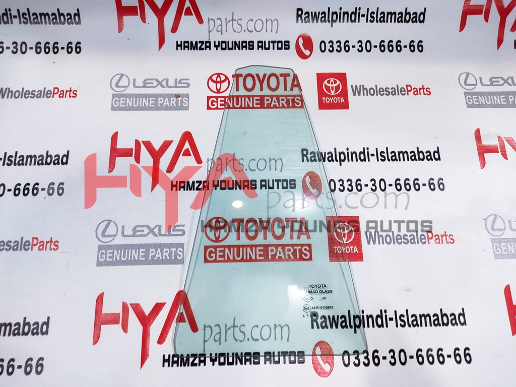 GLASS, RR DOOR QUARTER WINDOW, LH 