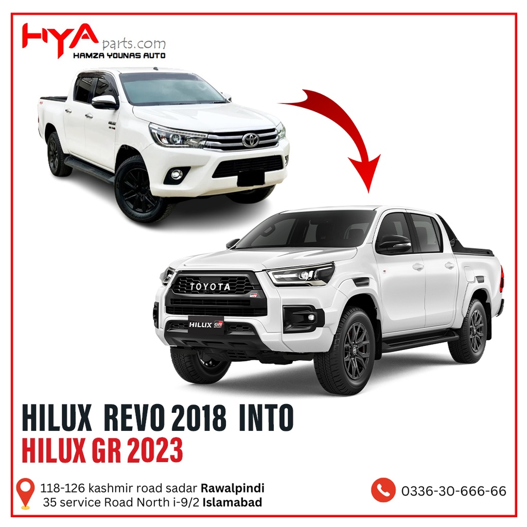 FACE LIFT REVO 2018 TO HILUX GR
