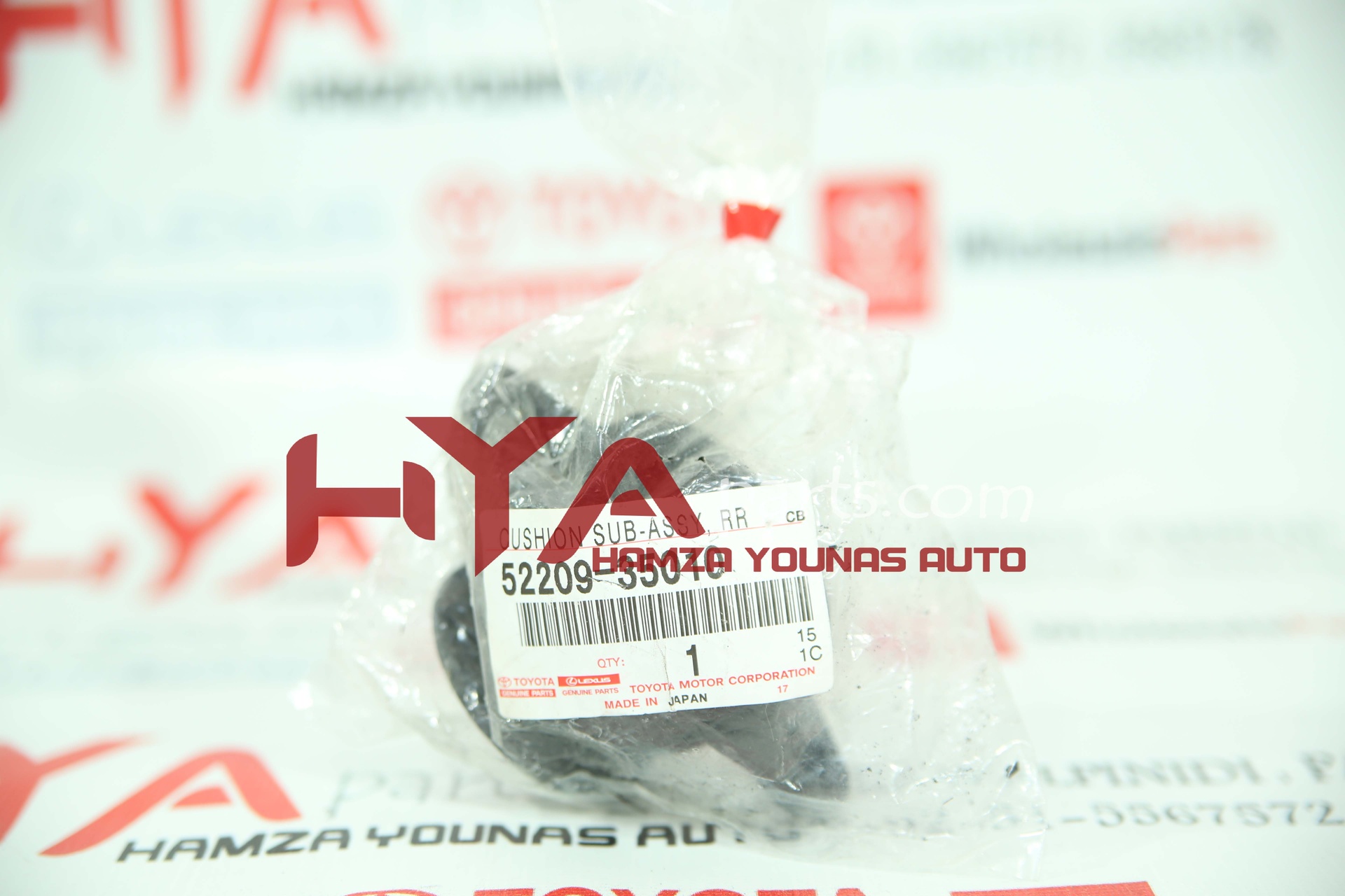 [52209-35010] CUSHION SUB-ASSY, REAR END BODY MOUNTING, UPPER