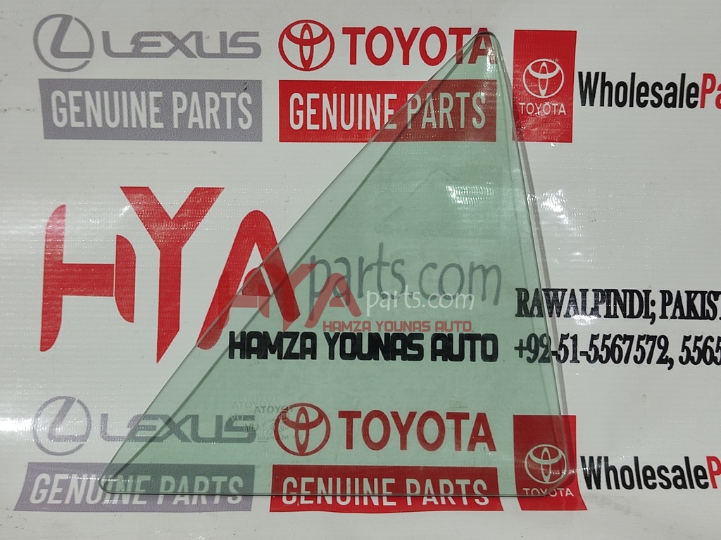 GLASS, REAR DOOR QUARTER WINDOW, RH