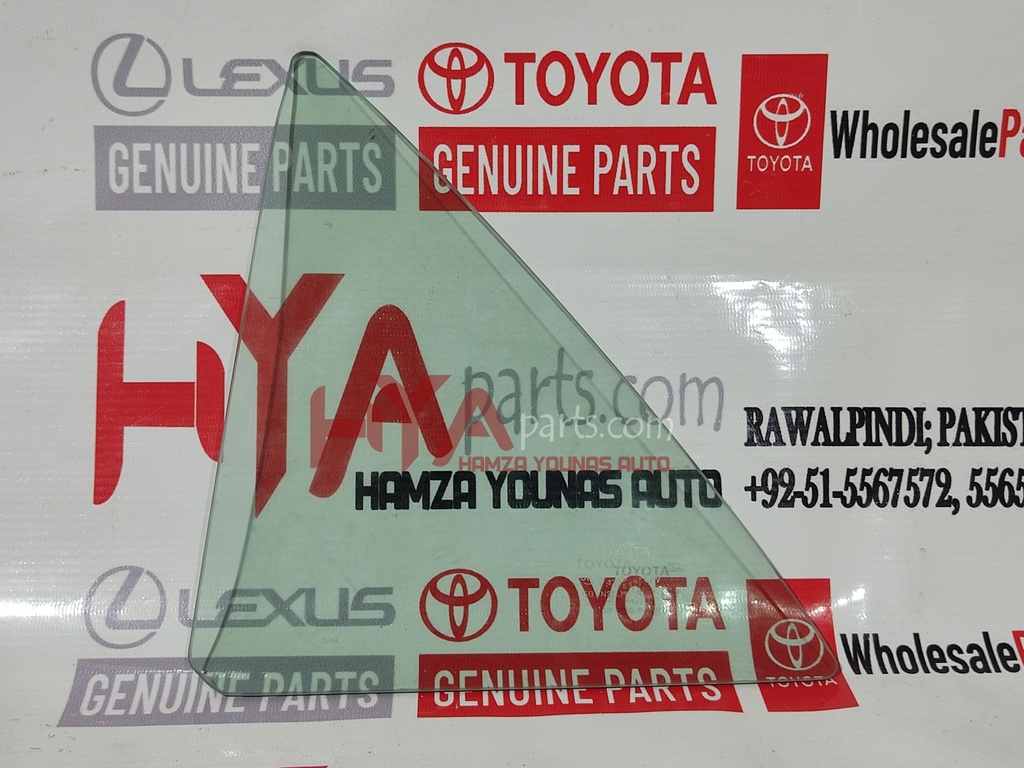 GLASS, REAR DOOR QUARTER WINDOW, LH