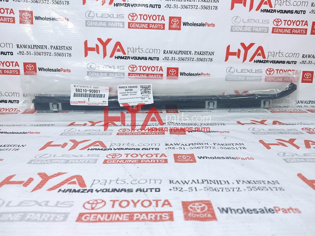 WEATHERSTRIP ASSY, FRONT DOOR GLASS, OUTER LH