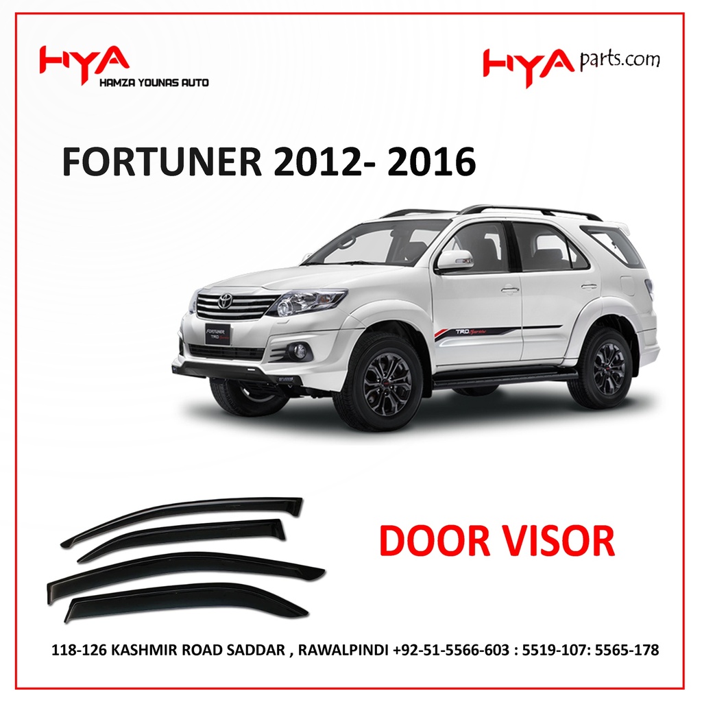 DV-FORTUNER-12-TW [DOOR VISOR FORTUNER 2012 - 2016]