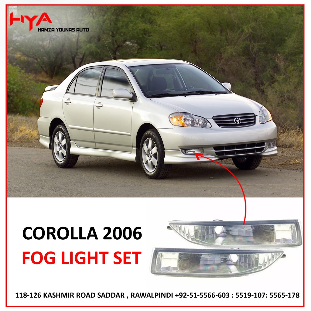 FOG LIGHT SET  COROLLA 2006 KORELITE CHINA