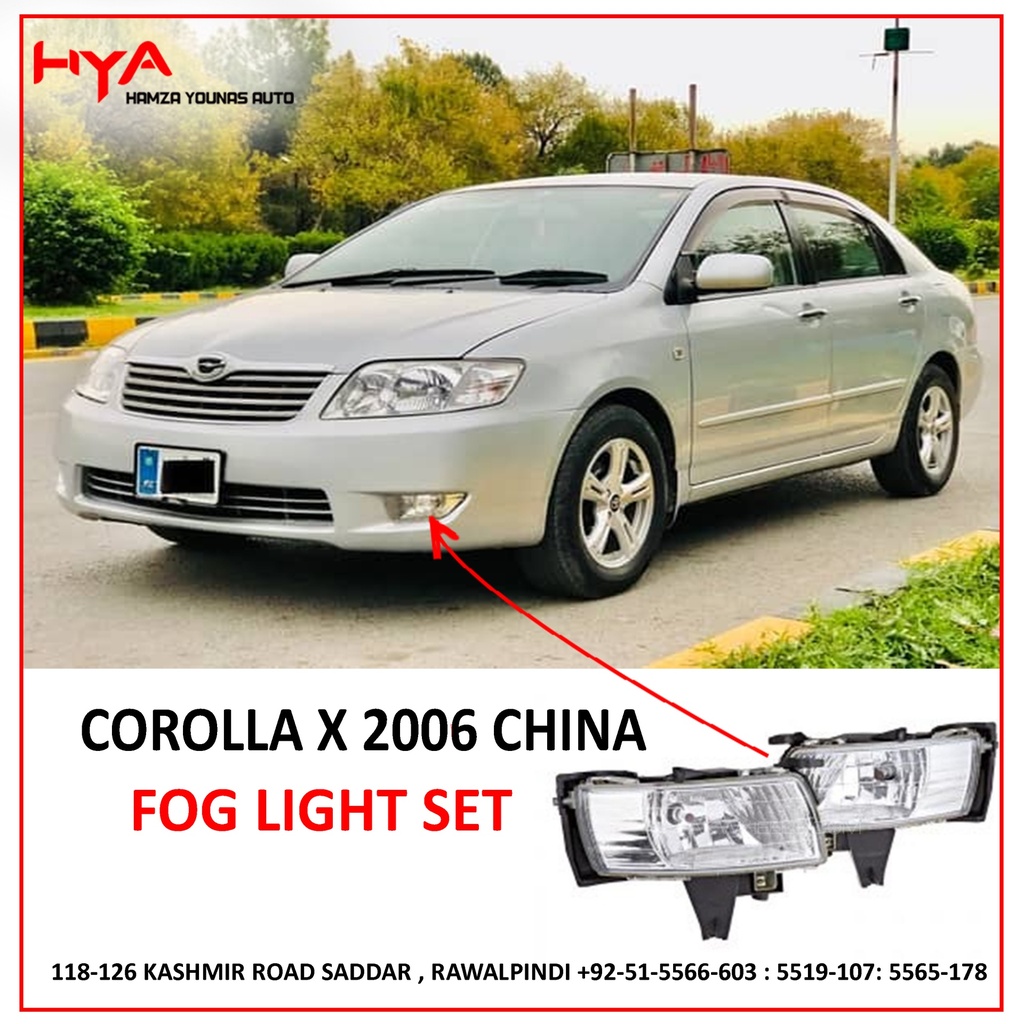 FOG LIGHT SET  COROLLA X 2006 CHINA