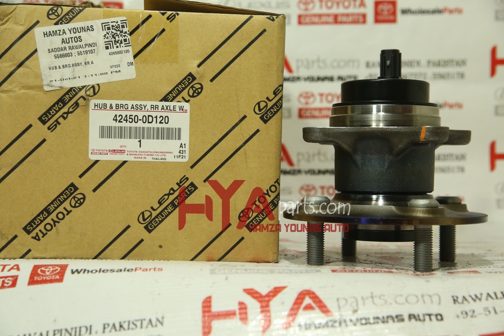 [42450-0D120] HUB &amp; BEARING ASSY, REAR AXLE, RH