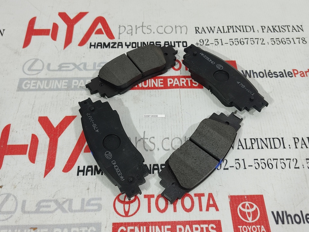 [04466-33220] PAD KIT, DISC BRAKE, REAR