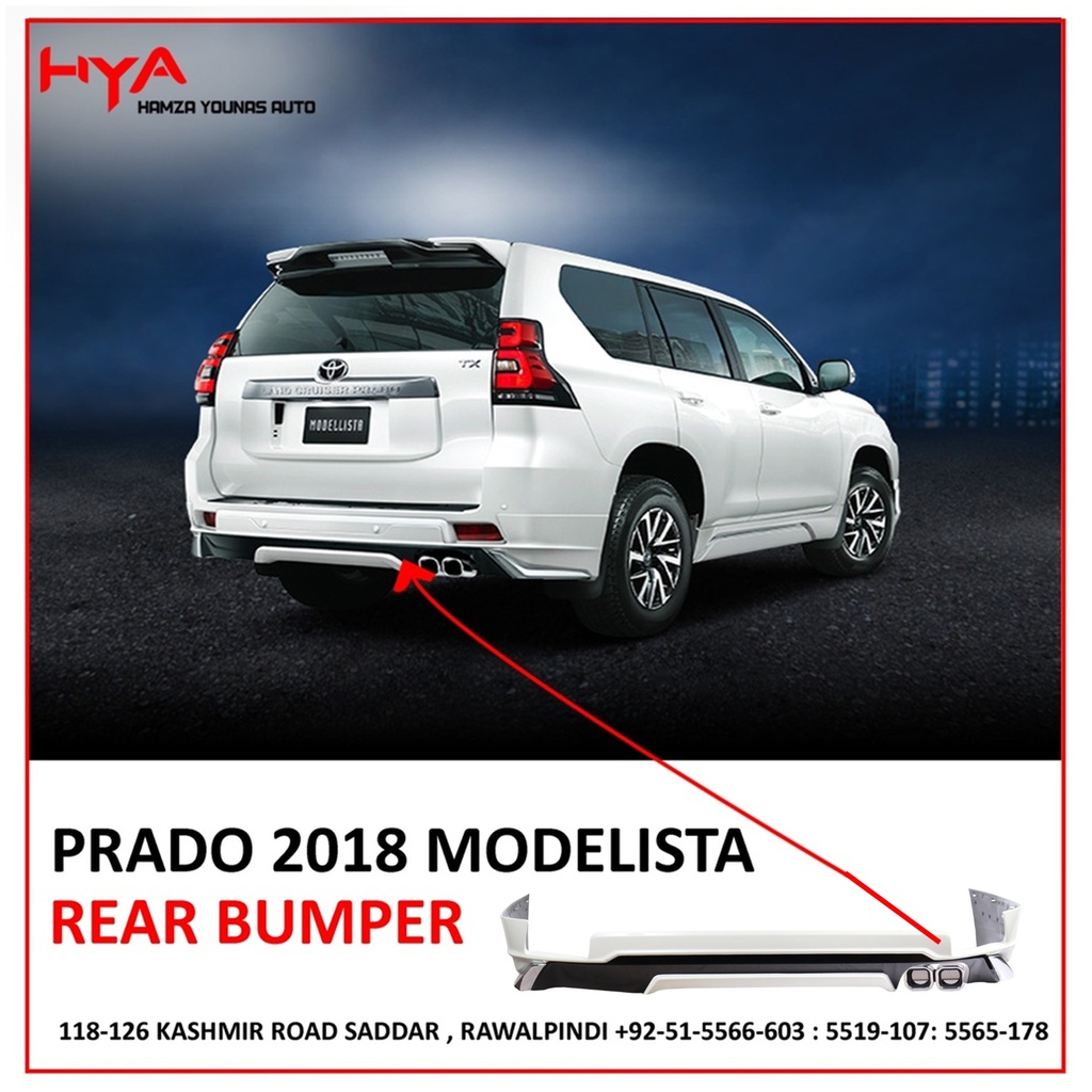 [703A-FJ-150-18 TW] REAR BUMPER EXTENSION 2018 MODELISTA 